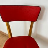 Red vintage chair