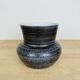 Blue ceramic vase from the 1950s in Accolay style.
