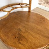 1960s/70s rattan rolling bar/serving cart