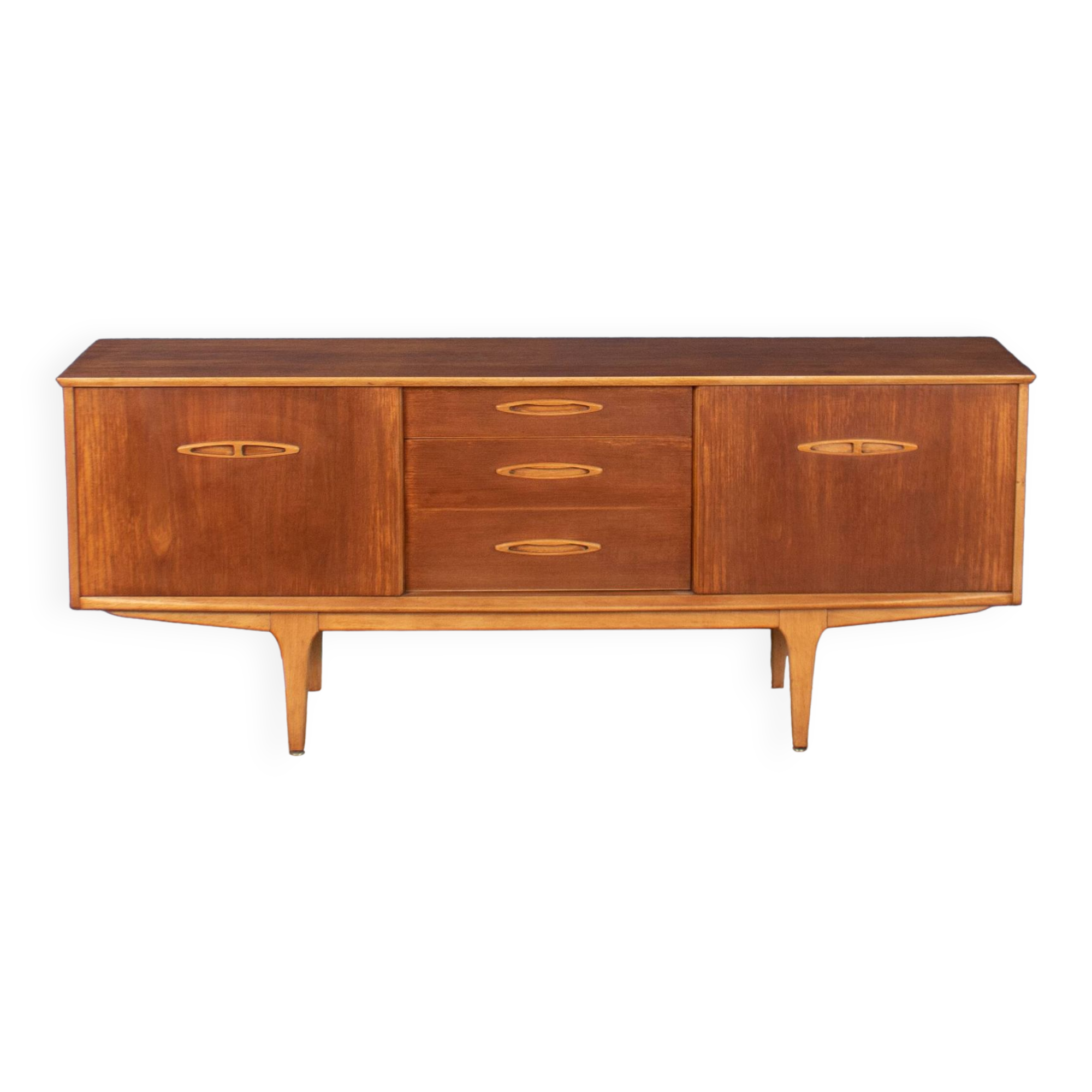 Long 1960s Teak Jentiuqe Mid Century Sideboard