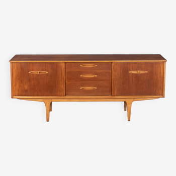 Long buffet vintage Jentiuqe en teck des années 1960