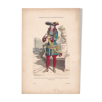 An illustration a period image publisher f . roy: lord of the xviii costumes of paris