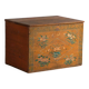 Antique Chinese painted elm wood chest – China, circa 1900