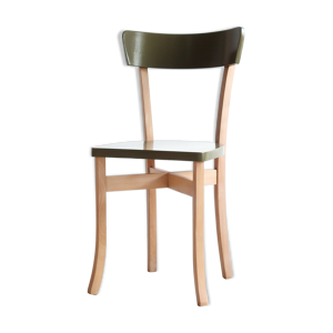 Chaise bistrot vintage en bois