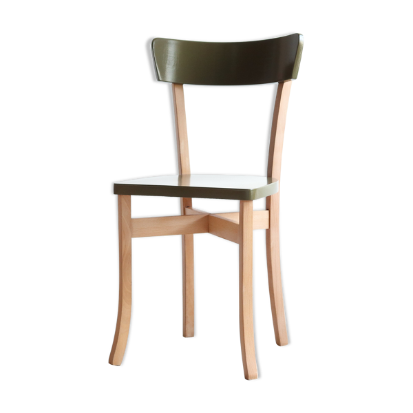 Chaise bistrot vintage en bois revisitée