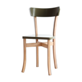 Chaise bistrot vintage en bois revisitée