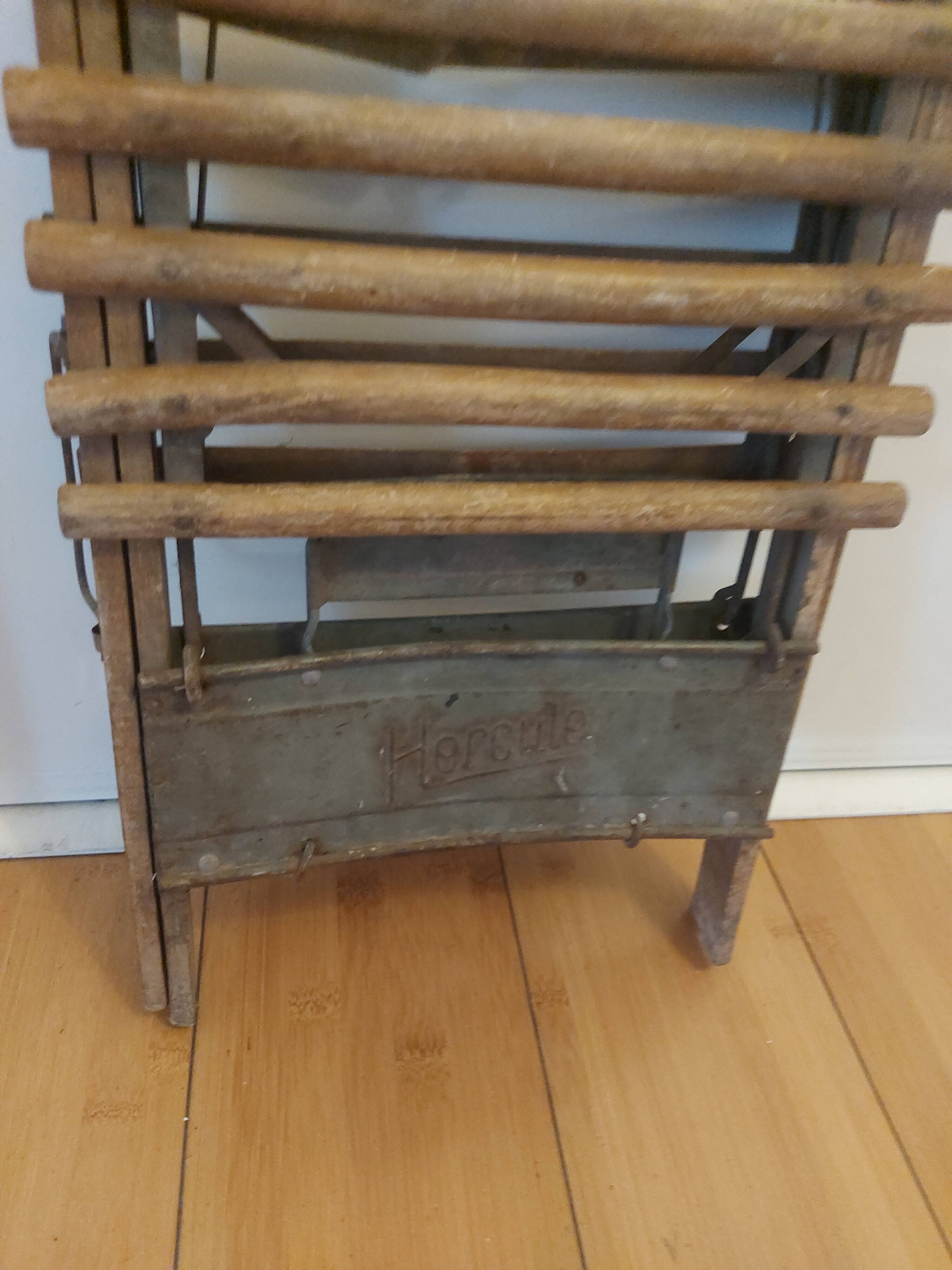 Chaise pliante vintage, hercule