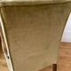 Fauteuil vintage en velours vert