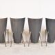 Vintage dining chairs by Frans Van Praet, set of 4