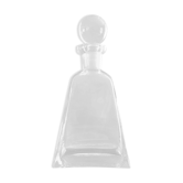 Flacon carafe en verre épais années 80