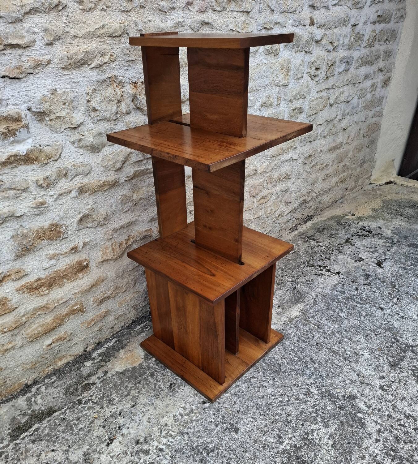 Walnut shelf ART DECO