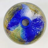 Murano glass vase with gold leaf inclusion, 12 cm, Italy