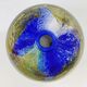 Murano glass vase with gold leaf inclusion, 12 cm, Italy