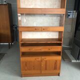 Pine bookcase, 90s