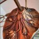 Art Nouveau tulip articulated lamp signed Art de France