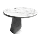 Coffee table in Italian whithe  Carrara marble