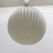 Rare Louis Kalff for Philips opaline glass pendant light, 1960s