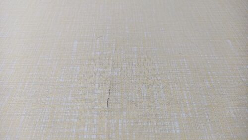 Yellow formica table