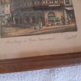 Magnificent watercolor signed Barday