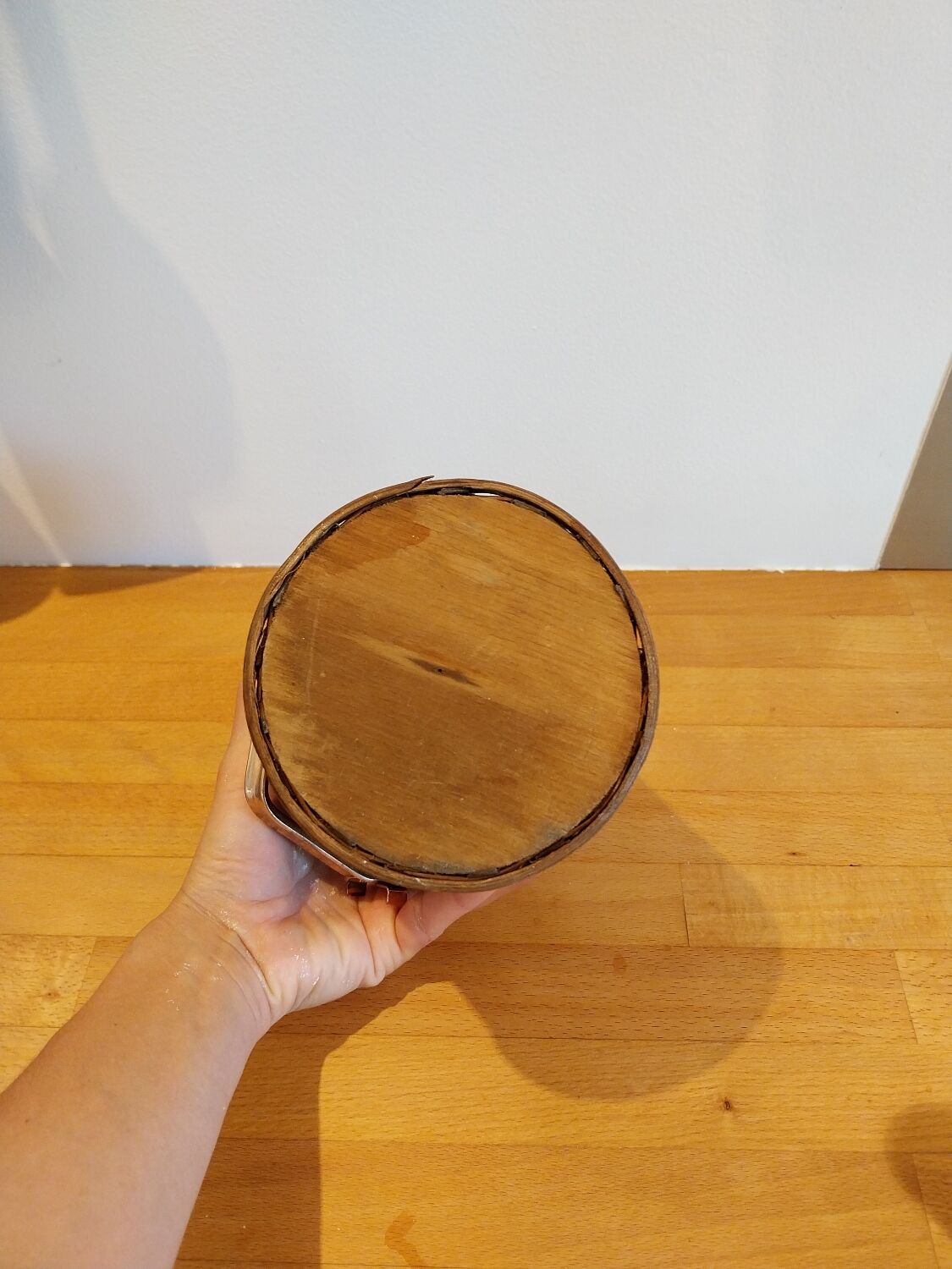 Copper wicker ice cube