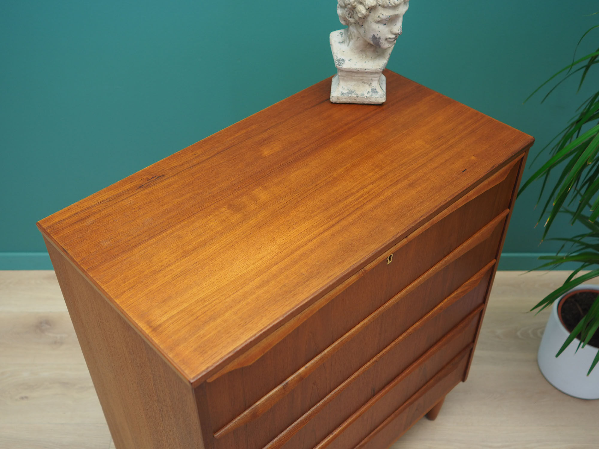 Teak chest, Danish design, 1970s, production: Denmark