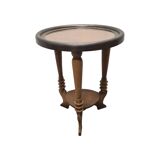 Art Deco Side Table With Glass Top, 1930s