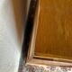 Vintage 70s double curtain filing cabinet