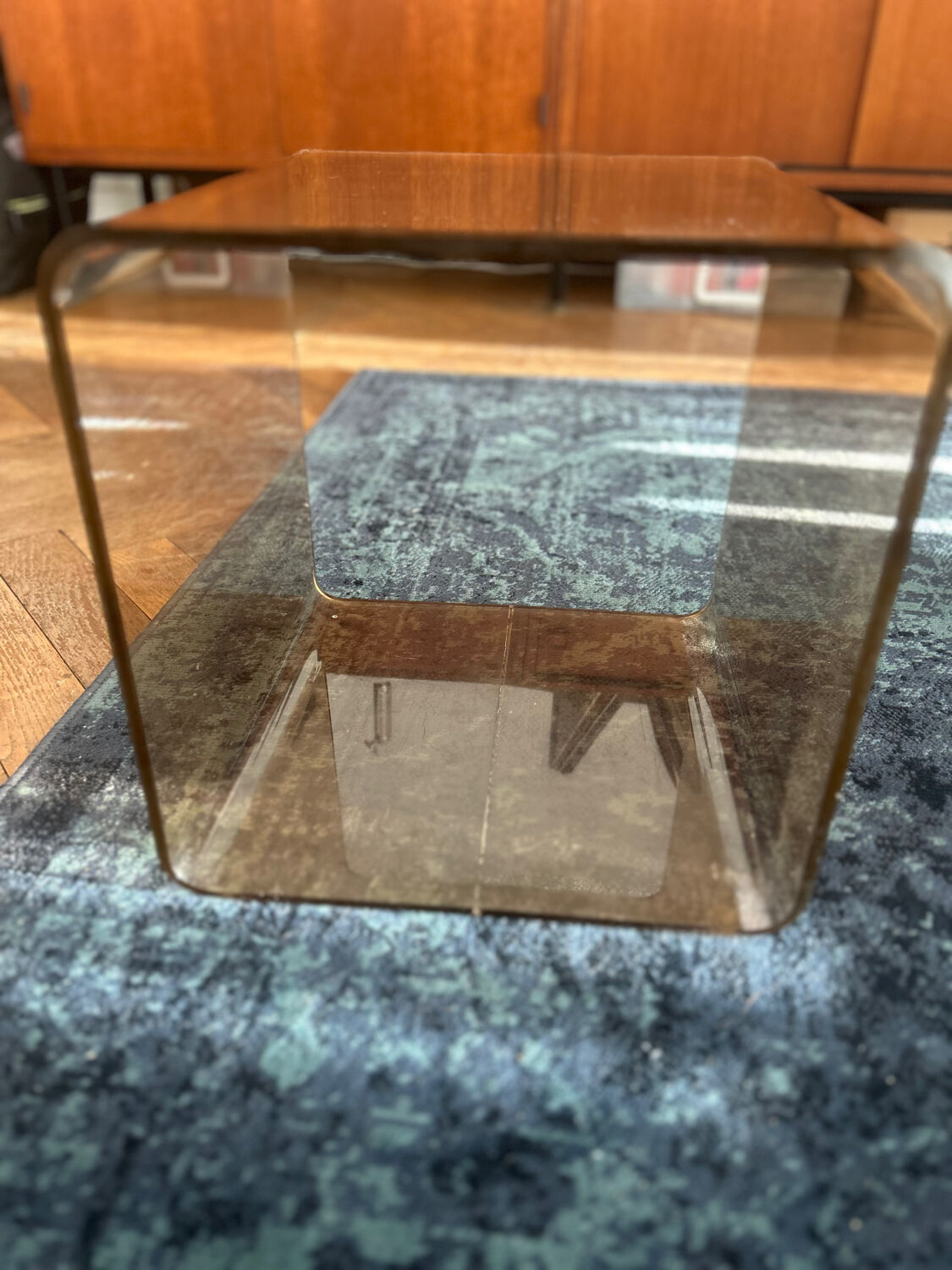 Cube/bedside table/side table design by michel dumas for roche bobois