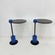 Paire de tables d'appoint Edward Geluk pour Arco – 'Piccolo' postmoderne Memp des années 1980