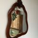 Miroir Rococo en acajou
