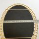 Erdecor Escaut retractable mirror tray • Gilded with fine gold • 1950
