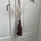 Leather-covered bottle