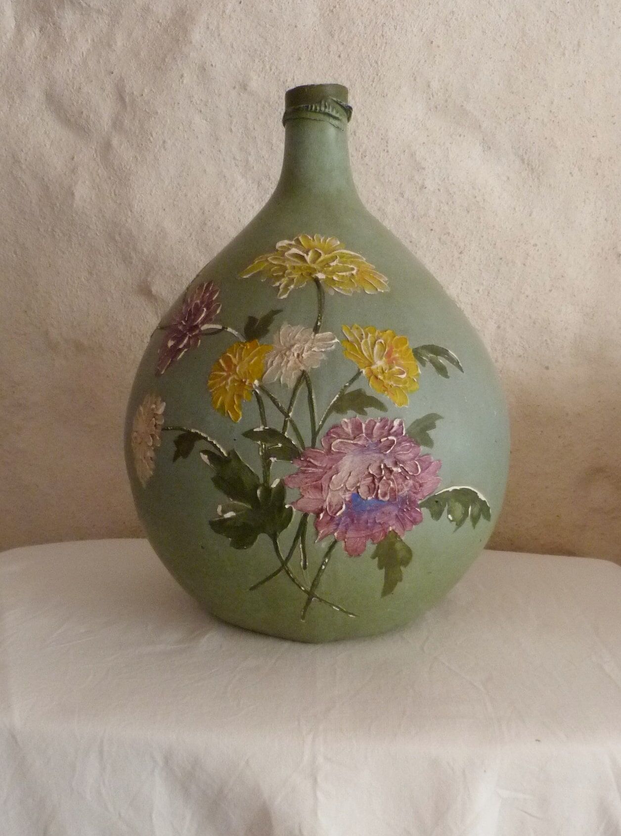 Demijohn painted