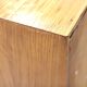 Scandinavian elm bookcase, Sweden, 1960