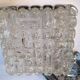 Vintage moulded glass ceiling light - 1970s