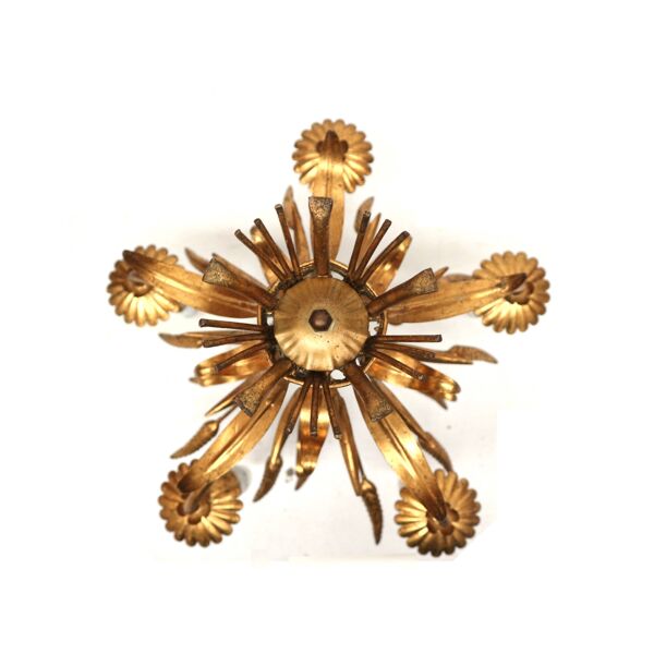 Lampe suspendue Hollywood Regency de Hans Kögl réalisée dans les années 1960