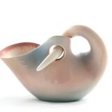 Light Pink Lacquered Terracotta Centerpiece Model Nr 610 by Vibi, Turin, Italy