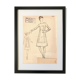 Drawing of the house Givenchy