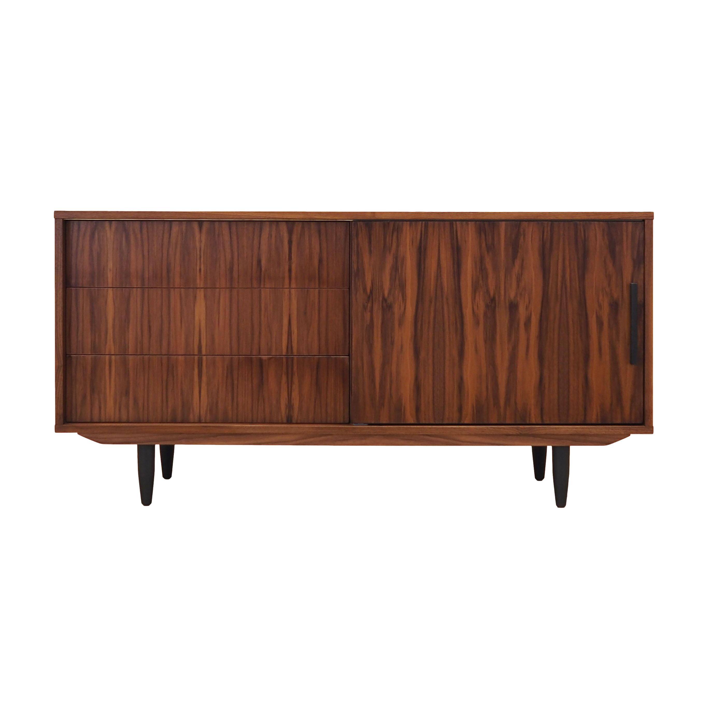 Walnut dresser, Scandinavian design