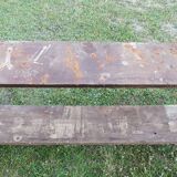 Industrial metal workbench