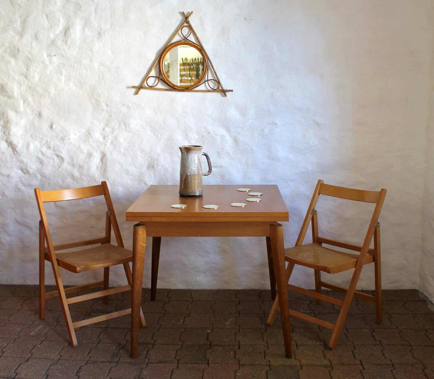Pair of vintage folding chairs