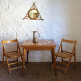 Pair of vintage folding chairs