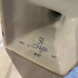 2 candlesticks in the style of the fiancé of Delft, Holland, 1988