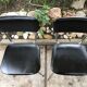 Vintage chrome and leatherette chairs