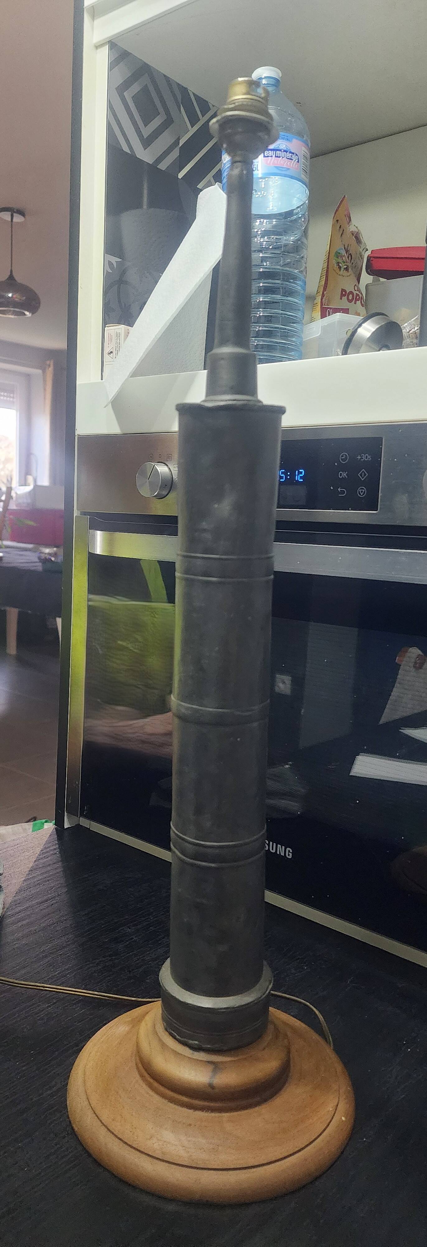 Set of 2 industrial & curiosity lamps – tin clysters