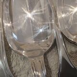 10 silver plated soup spoons, Christofle Vendome, 20.6 cm