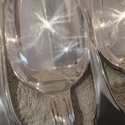 10 cuillères à soupe métal argenté orfèvre Christofle vendome 20,6cm