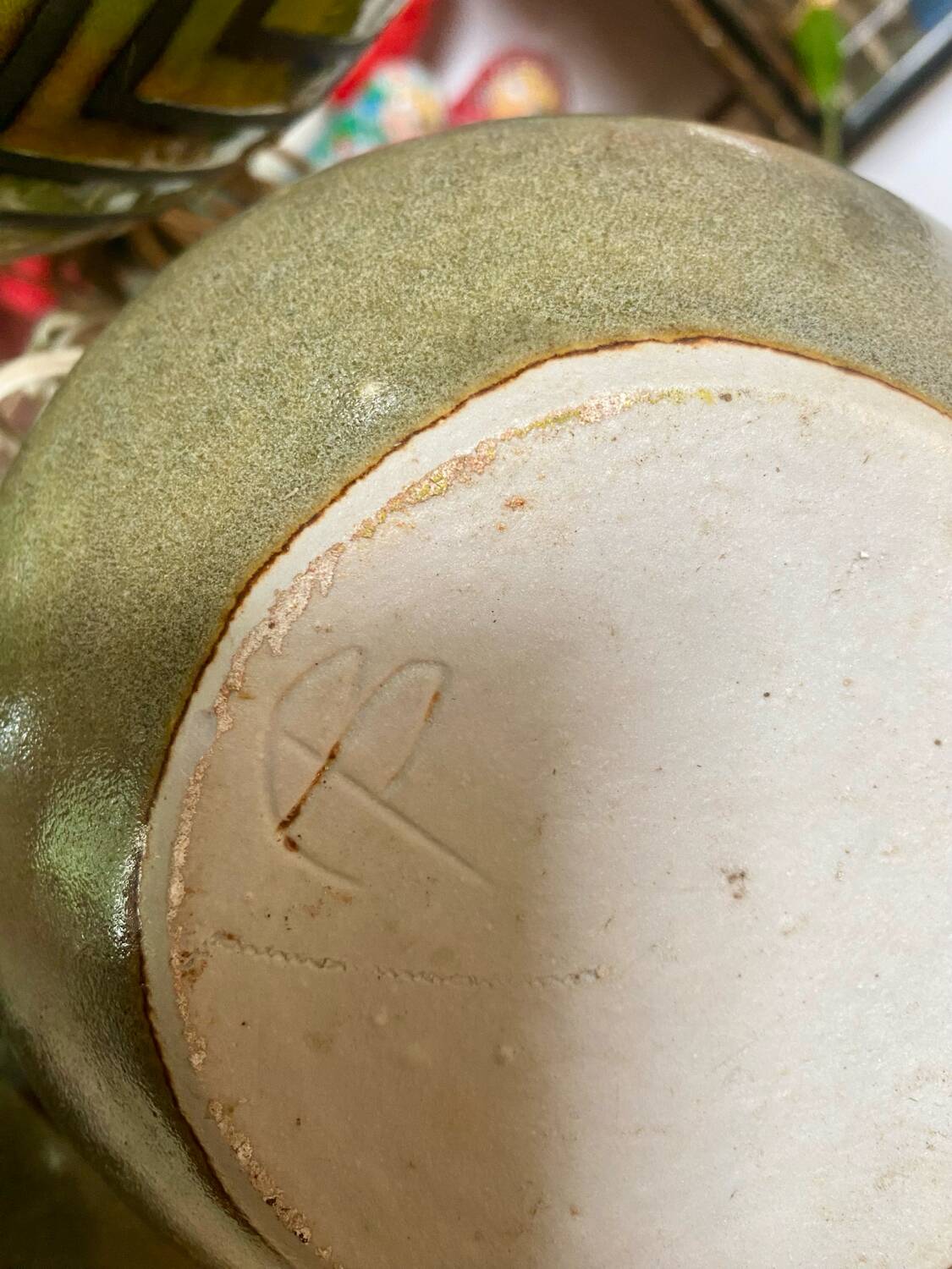 Alain Blanchard ceramic lamp base.