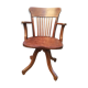 American swivel armchair in oak