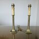 Paire de lampes empire en bronze